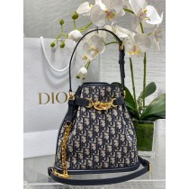 Dior Medium C'Est Bag Blue Dior Oblique Jacquard