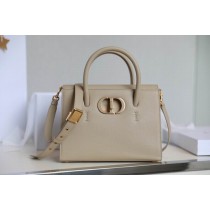 Dior Medium St Honore Tote Leather Beige