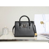 Dior Medium St Honore Tote Leather Black