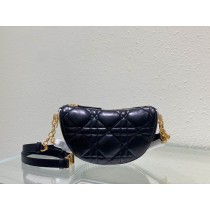 Dior Medium Vibe Hobo Bag Calfskin Black