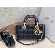 Dior Micro Lady D-Joy Bag Cannage Lambskin Black