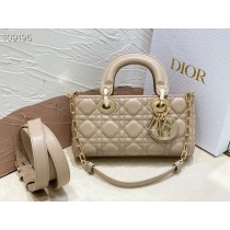 Dior Micro Lady D-Joy Bag Cannage Lambskin Nude