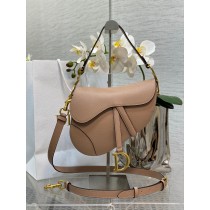 Dior Micro Saddle Bag 24CM Poudre Goatskin