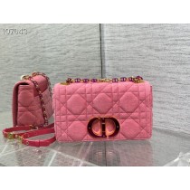 Dior New Caro Denim Bag Pink