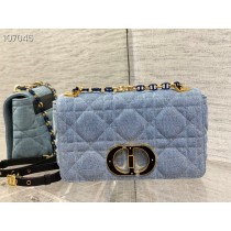 Dior New Caro Denim Bag Blue