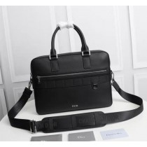 Dior Safari Tote Bag Grained Calfskin Black