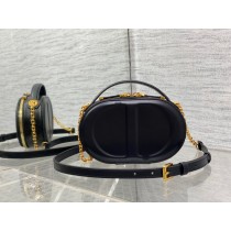 Dior Signature Oval Camera Bag Black