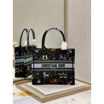 Dior Small Book Tote Constellation Motif Embossed
