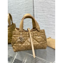 Dior Toujours Bag Brown Macrocannage Calfskin