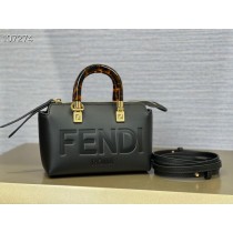 Fendi By The Way Mini Small Boston Bag Black