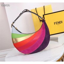 Fendi FEND1praphy Underarm Bag Suede Colorful
