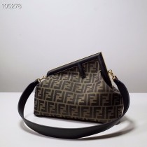 Fendi First Medium FF Canvas Bag