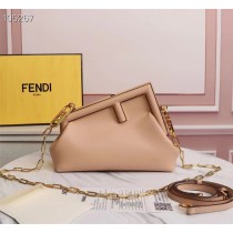 Fendi First Small Nude Leather Bag