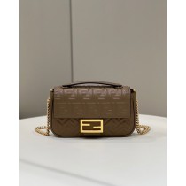 Fendi Iconic Baguette Medium Shoulder Bag 8BR793 Brown