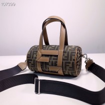 Fendi Mini Brown FF Fabric Bag