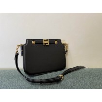 Fendi Touch Leather Bag Black