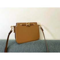 Fendi Touch Leather Bag Brown