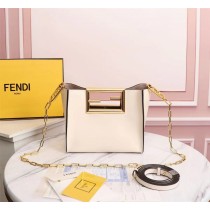 Fendi Way Small Shoulder Bag Beige