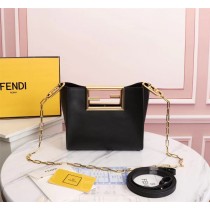 Fendi Way Small Shoulder Bag Black
