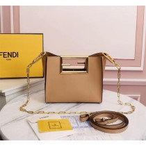 Fendi Way Small Shoulder Bag Caramel