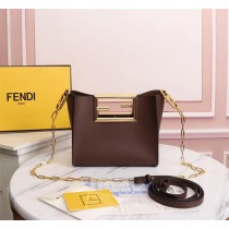 Fendi Way Small Shoulder Bag Coffee