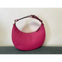 Fendi Fendigraphy Small Fuchsia Leather Bag