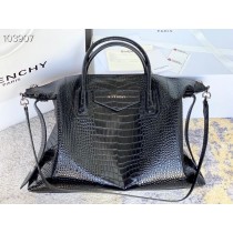 Givenchy Antigona Large Tote Bag Crocodile Black