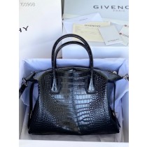 Givenchy Antigona Small Tote Bag Crocodile Black