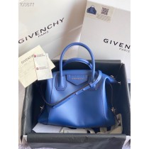 Givenchy Antigona Soft Small Bag Smooth Leather Blue