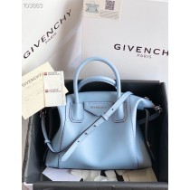 Givenchy Antigona Soft Small Bag Smooth Leather Light Blue