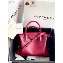 Givenchy Antigona Soft Small Bag Smooth Leather Red