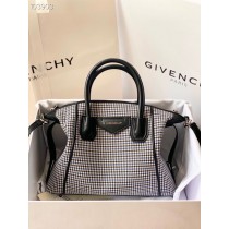 Givenchy Antigona Soft Small Houndstooth Bag Black