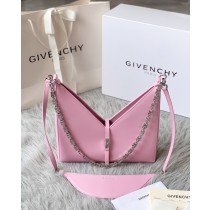 Givenchy Cut-out Leather Shoulder Bag Pink