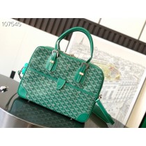 Goyard Ambassade Briefcase Small Goyardine Green