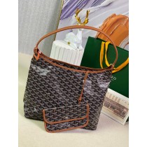 Goyard Bohème Hobo Bag Black Brown