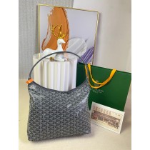 Goyard Bohème Hobo Bag Black Grey
