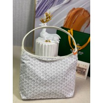 Goyard Bohème Hobo Bag White