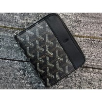 Goyard Chevron Small Zip Wallet Black