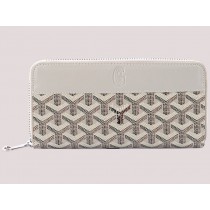 Goyard Goyardine Matignon Wallet Light Grey