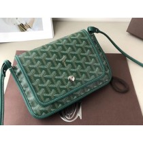 Goyard Goyardine Plumet Crossbody Wallet Green