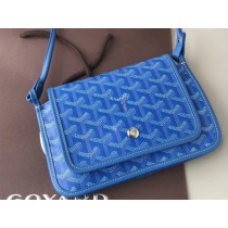 Goyard Goyardine Plumet Crossbody Wallet Navy