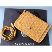 Goyard Goyardine Plumet Crossbody Wallet Yellow