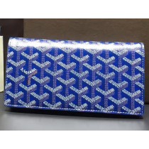 Goyard Goyardine Richelieu Wallet Blue