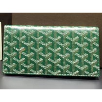 Goyard Goyardine Richelieu Wallet Green