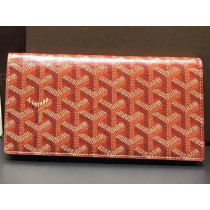Goyard Goyardine Richelieu Wallet Red