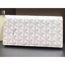 Goyard Goyardine Richelieu Wallet White