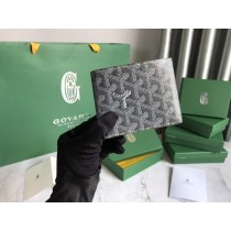 Goyard Goyardine Victoire Wallet Dark Grey