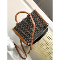 Goyard Grand Hôtel Trunk Bag White Brown