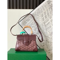 Goyard Saigon Souple Mini Bag Goyardine Burgundy