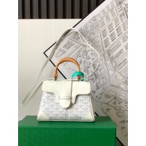 Goyard Saigon Souple Mini Bag Goyardine White